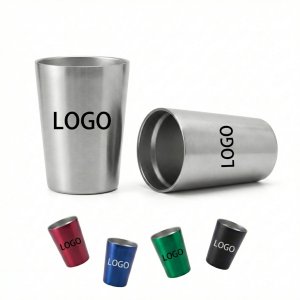 Rugged Double-Wall Insulated Steel Travel Pint - 16 oz.